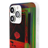 GHAR AAJA - Expressive Flexi Cases: Showcasing @areebtariq111's Digital Art in Semi-Transparent Matte Finish