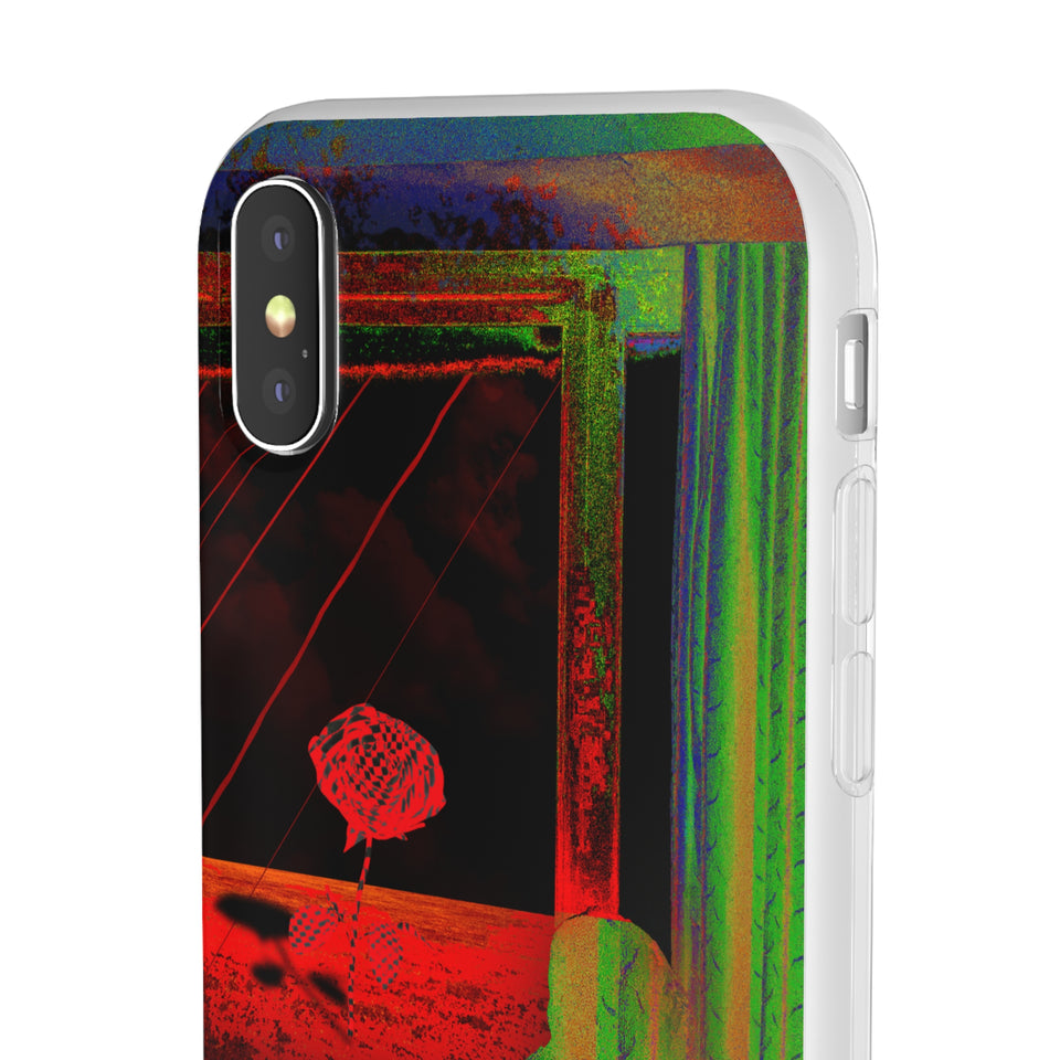 GHAR AAJA - Expressive Flexi Cases: Showcasing @areebtariq111's Digital Art in Semi-Transparent Matte Finish