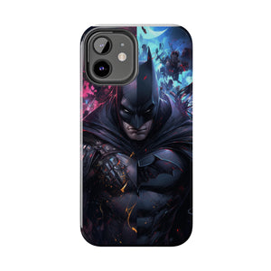 "Bat's Realm" Digital Art Tough Phone Cases - Embrace the Dark with Style and Protection