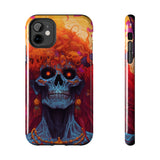 "Eyes of Ember" Digital Art Tough Phone Cases - Protect and Personalize Your Device in Style