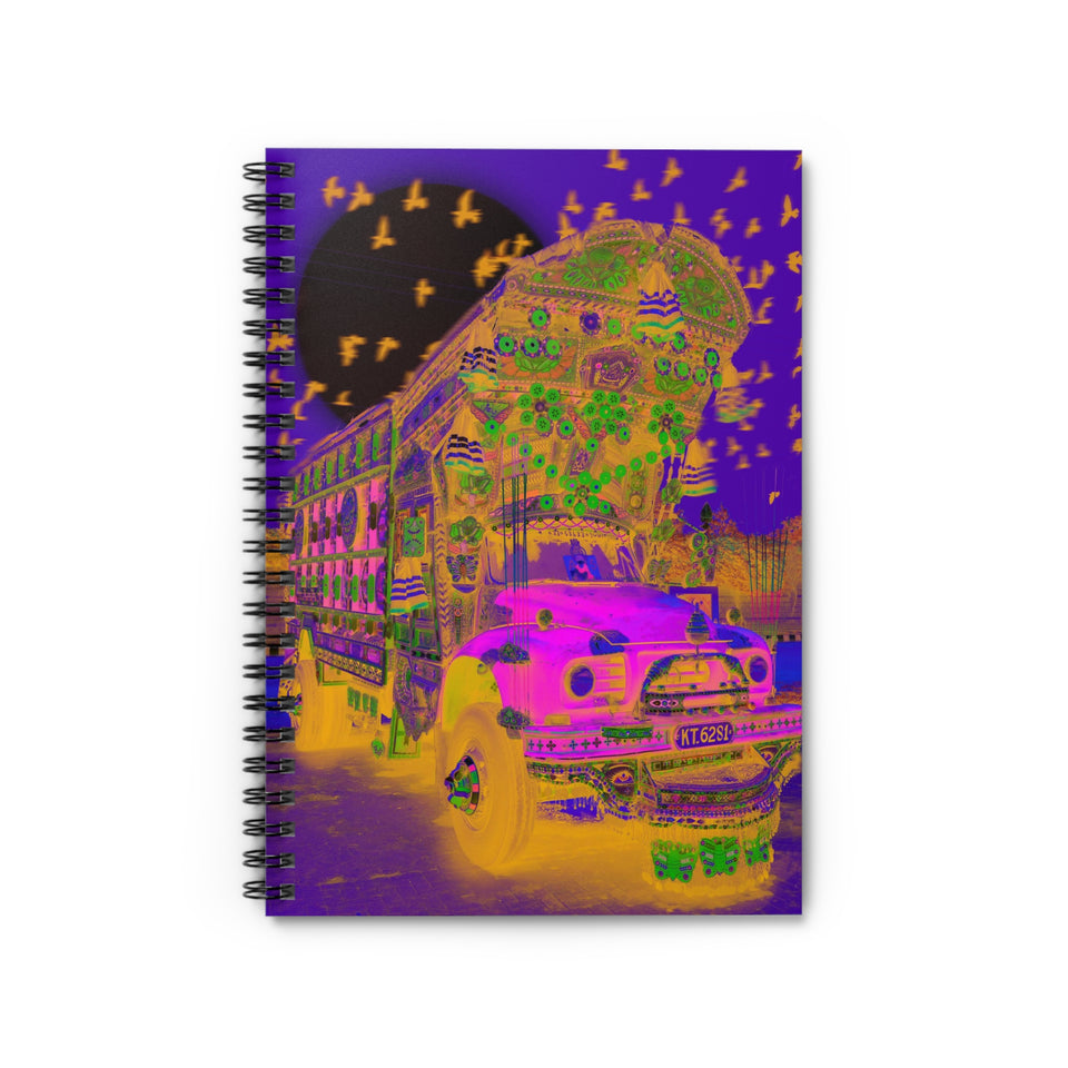 Truck - Spiral Notebook with Original Digital Art by @areebtariq111