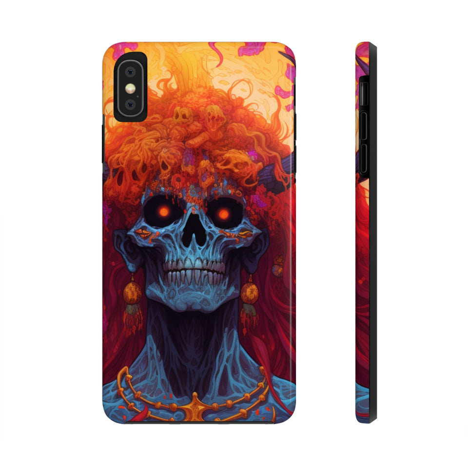 "Eyes of Ember" Digital Art Tough Phone Cases - Protect and Personalize Your Device in Style