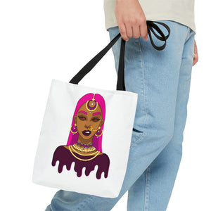 R. S. F. (Resting Sass Face) Digital Art Tote Bag by @whereiszara - Carry Your Attitude in Style