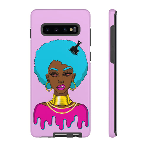 Afro-Sass Digital Art Tough Case by @whereiszara - Stylish Protection for Your Device