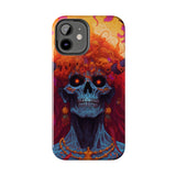 "Eyes of Ember" Digital Art Tough Phone Cases - Protect and Personalize Your Device in Style