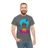 Afro-Sass Digital Art Unisex Heavy Cotton Tee by @whereiszara - Creative Wearable Art