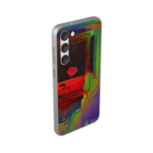 GHAR AAJA - Expressive Flexi Cases: Showcasing @areebtariq111's Digital Art in Semi-Transparent Matte Finish