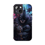 "Bat's Realm" Digital Art Tough Phone Cases - Embrace the Dark with Style and Protection