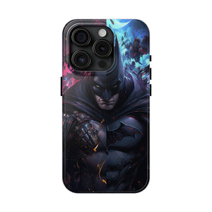 "Bat's Realm" Digital Art Tough Phone Cases - Embrace the Dark with Style and Protection