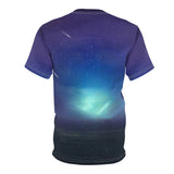 Astral Night Minaar - Digital Art Elegance: Cut & Sew Tee Infused with @areebtariq111's Creative Touch