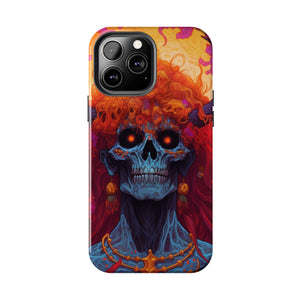 "Eyes of Ember" Digital Art Tough Phone Cases - Protect and Personalize Your Device in Style