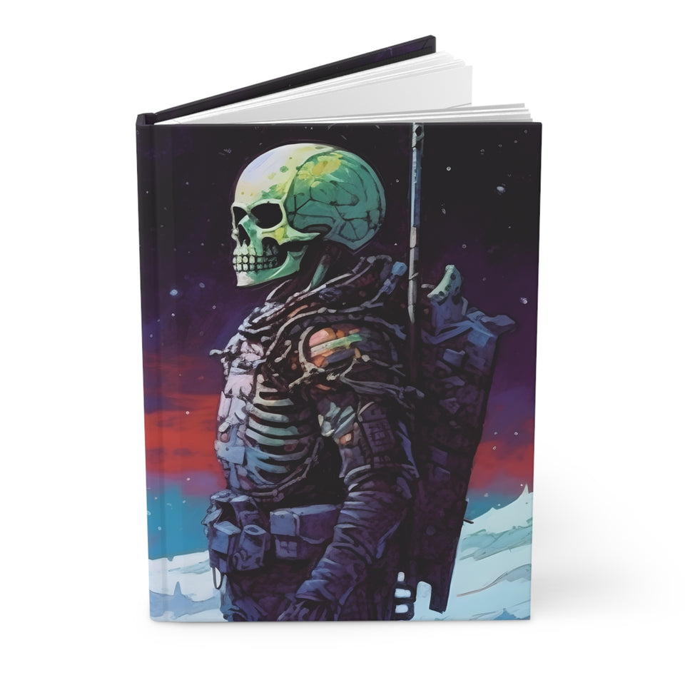 "Bony Expedition" Digital Art Hardcover Journal Matte - Capture Your Thoughts in Artistic Splendor