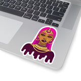 R.S.F. (Resting Sass Face) Digital Art Kiss-Cut Stickers by @whereiszara - Expressive Vinyl Decals