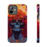 "Eyes of Ember" Digital Art Tough Phone Cases - Protect and Personalize Your Device in Style