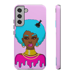 Afro-Sass Digital Art Tough Case by @whereiszara - Stylish Protection for Your Device