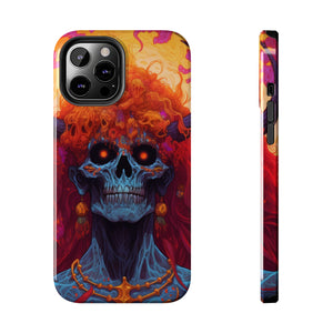 "Eyes of Ember" Digital Art Tough Phone Cases - Protect and Personalize Your Device in Style