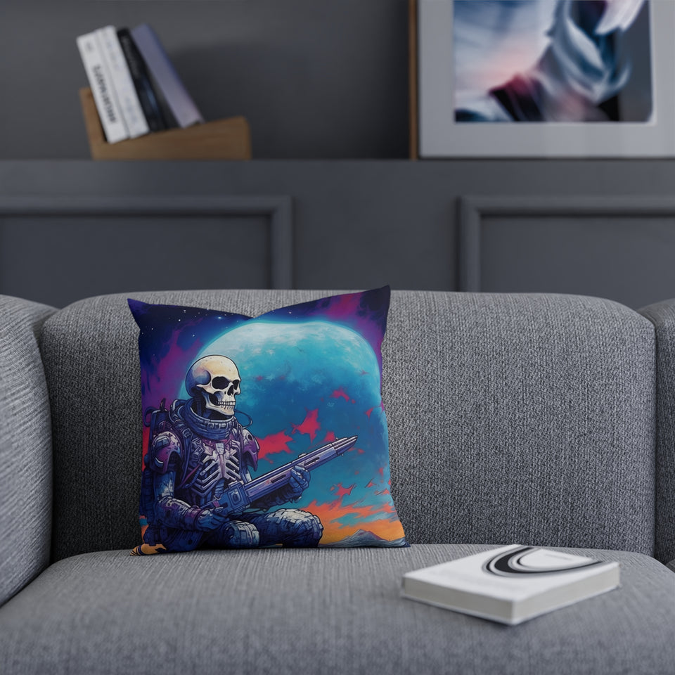 "Moonlit Guardian" Digital Art Cushion - Infuse Your Space with Mystical Beauty