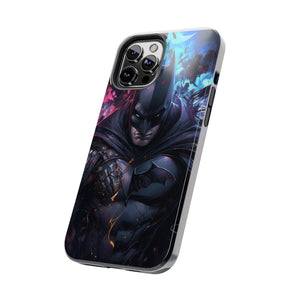 "Bat's Realm" Digital Art Tough Phone Cases - Embrace the Dark with Style and Protection