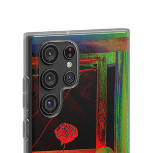 GHAR AAJA - Expressive Flexi Cases: Showcasing @areebtariq111's Digital Art in Semi-Transparent Matte Finish