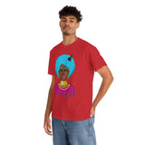 Afro-Sass Digital Art Unisex Heavy Cotton Tee by @whereiszara - Creative Wearable Art