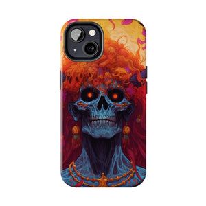 "Eyes of Ember" Digital Art Tough Phone Cases - Protect and Personalize Your Device in Style