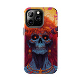 "Eyes of Ember" Digital Art Tough Phone Cases - Protect and Personalize Your Device in Style