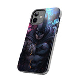 "Bat's Realm" Digital Art Tough Phone Cases - Embrace the Dark with Style and Protection