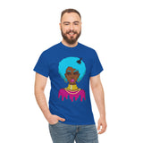 Afro-Sass Digital Art Unisex Heavy Cotton Tee by @whereiszara - Creative Wearable Art