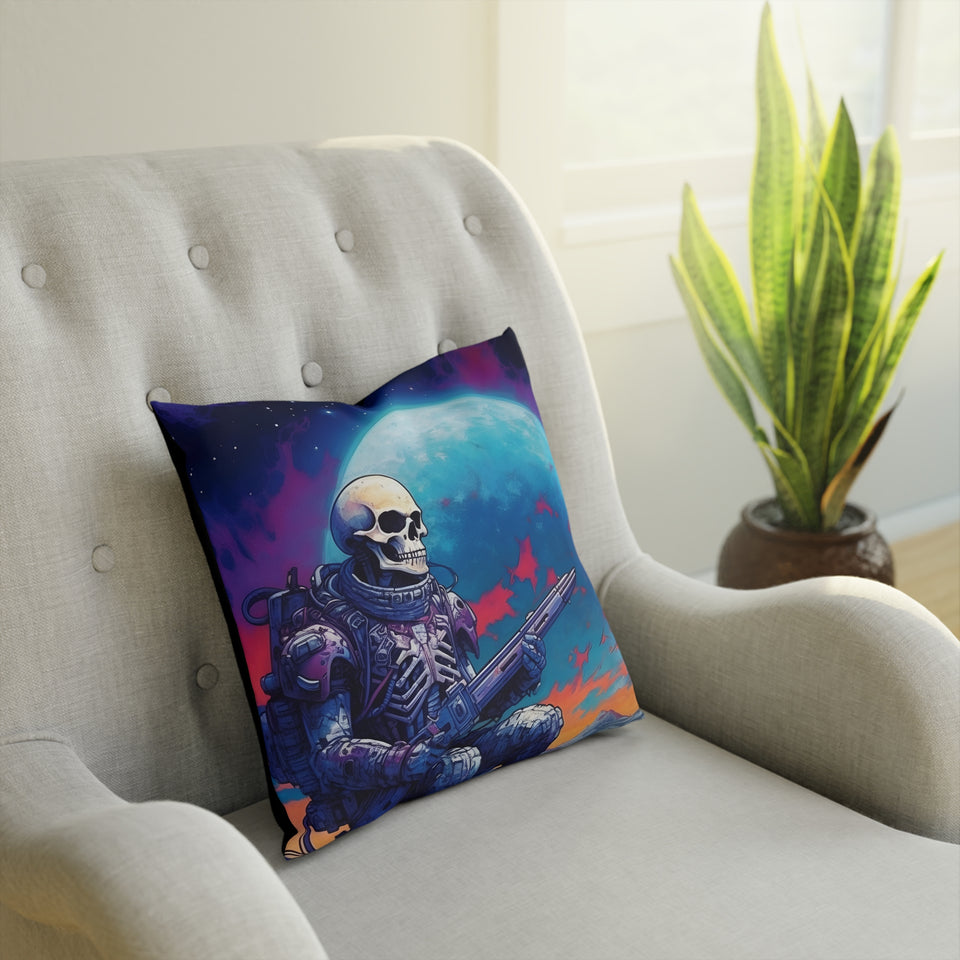 "Moonlit Guardian" Digital Art Cushion - Infuse Your Space with Mystical Beauty