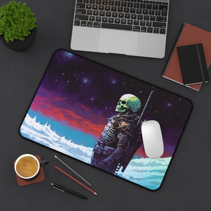 "Bony Expedition" Digital Art Desk Mat - Embark on a Unique Journey of Creativity