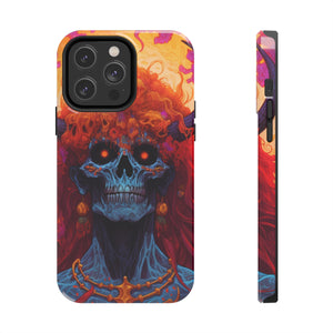 "Eyes of Ember" Digital Art Tough Phone Cases - Protect and Personalize Your Device in Style