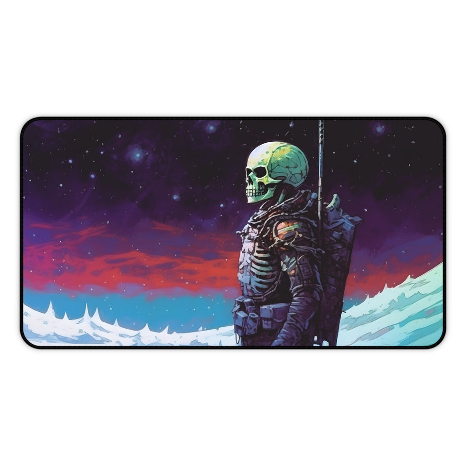 "Bony Expedition" Digital Art Desk Mat - Embark on a Unique Journey of Creativity