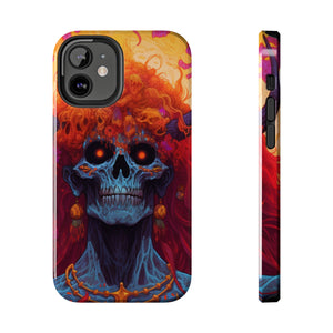 "Eyes of Ember" Digital Art Tough Phone Cases - Protect and Personalize Your Device in Style