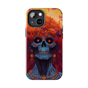 "Eyes of Ember" Digital Art Tough Phone Cases - Protect and Personalize Your Device in Style