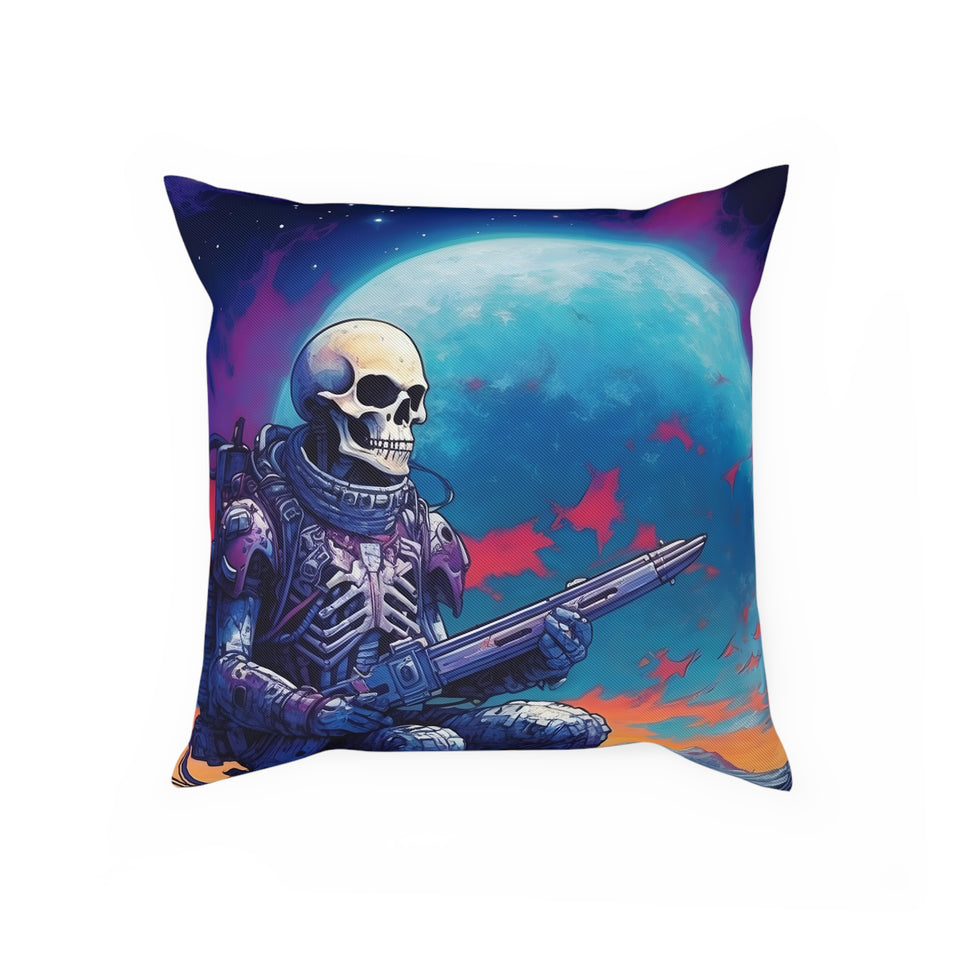 "Moonlit Guardian" Digital Art Cushion - Infuse Your Space with Mystical Beauty