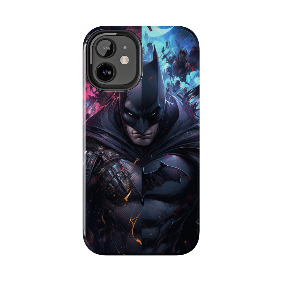 "Bat's Realm" Digital Art Tough Phone Cases - Embrace the Dark with Style and Protection