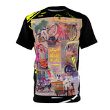 Riksha Dreams - Art-Infused Cut & Sew Tee with @areebtariq111's Digital Creation