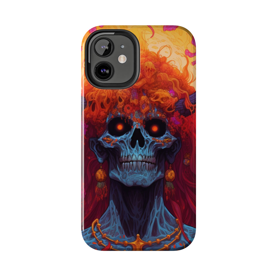 "Eyes of Ember" Digital Art Tough Phone Cases - Protect and Personalize Your Device in Style