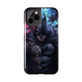 "Bat's Realm" Digital Art Tough Phone Cases - Embrace the Dark with Style and Protection