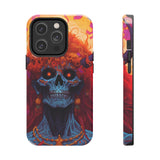 "Eyes of Ember" Digital Art Tough Phone Cases - Protect and Personalize Your Device in Style