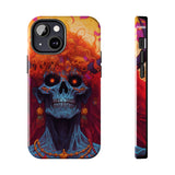 "Eyes of Ember" Digital Art Tough Phone Cases - Protect and Personalize Your Device in Style