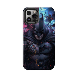 "Bat's Realm" Digital Art Tough Phone Cases - Embrace the Dark with Style and Protection