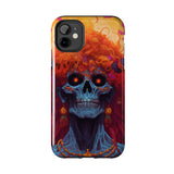 "Eyes of Ember" Digital Art Tough Phone Cases - Protect and Personalize Your Device in Style