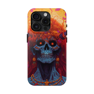 "Eyes of Ember" Digital Art Tough Phone Cases - Protect and Personalize Your Device in Style