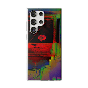 GHAR AAJA - Expressive Flexi Cases: Showcasing @areebtariq111's Digital Art in Semi-Transparent Matte Finish