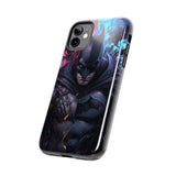 "Bat's Realm" Digital Art Tough Phone Cases - Embrace the Dark with Style and Protection