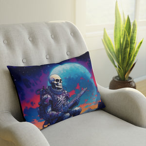 "Moonlit Guardian" Digital Art Cushion - Infuse Your Space with Mystical Beauty