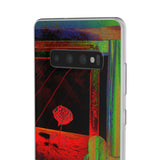 GHAR AAJA - Expressive Flexi Cases: Showcasing @areebtariq111's Digital Art in Semi-Transparent Matte Finish