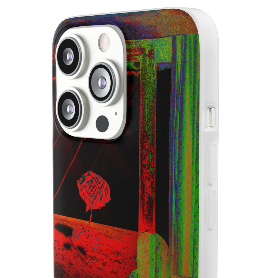 GHAR AAJA - Expressive Flexi Cases: Showcasing @areebtariq111's Digital Art in Semi-Transparent Matte Finish