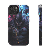 "Bat's Realm" Digital Art Tough Phone Cases - Embrace the Dark with Style and Protection